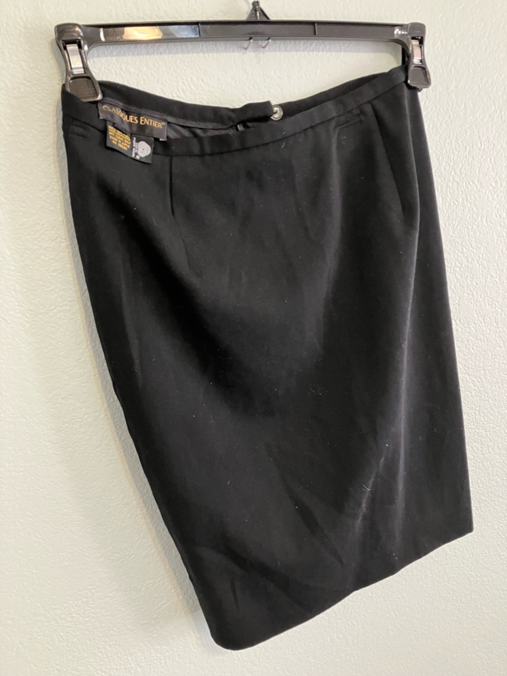 Black Pencil Skirt by Classiques Entier